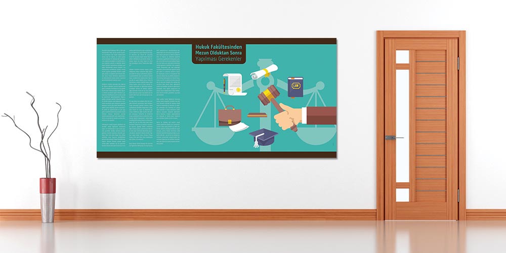 Hukuk Fakültesi Mezuniyet Sonrası Yapılması Gerekenler Eğitim Panosu 3144