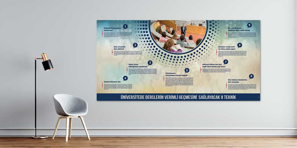 Üniversitede Derslerin Verimli Geçmesini Sağlayacak 9 Teknik Posteri 3036