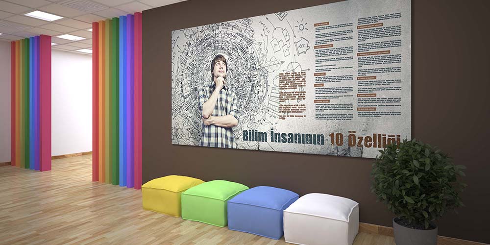 Bilim İnsanının 10 Özelliği Temalı Eğitim Posterleri 3100