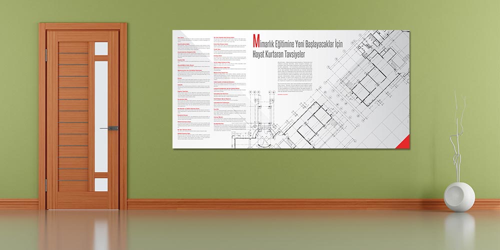 Mimarlık Eğitimine Başlayanlar İçin Tavsiyeler Posteri 3145
