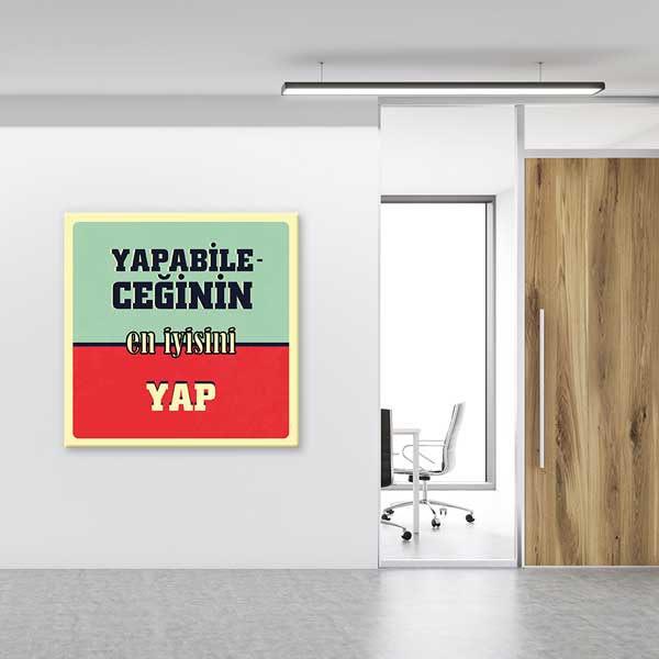 "Yapabileceğinin En İyisini Yap" Motivasyon Posteri – 4091