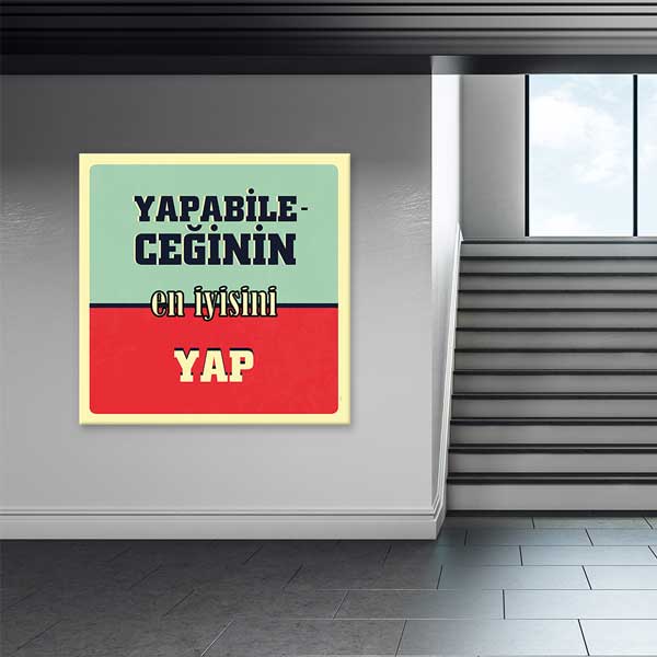 "Yapabileceğinin En İyisini Yap" Motivasyon Posteri – 4091
