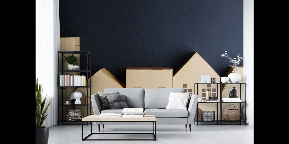 Mimari Şehir Silüeti Duvar Kağıdı - İnşaat ve Emlak Ofisleri İçin 5586