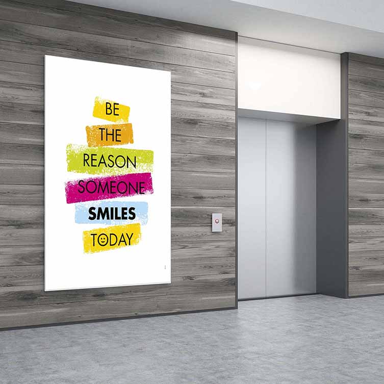 Bugün Birinin Gülümseme Sebebi Ol Motivasyon Kanvası – 3305