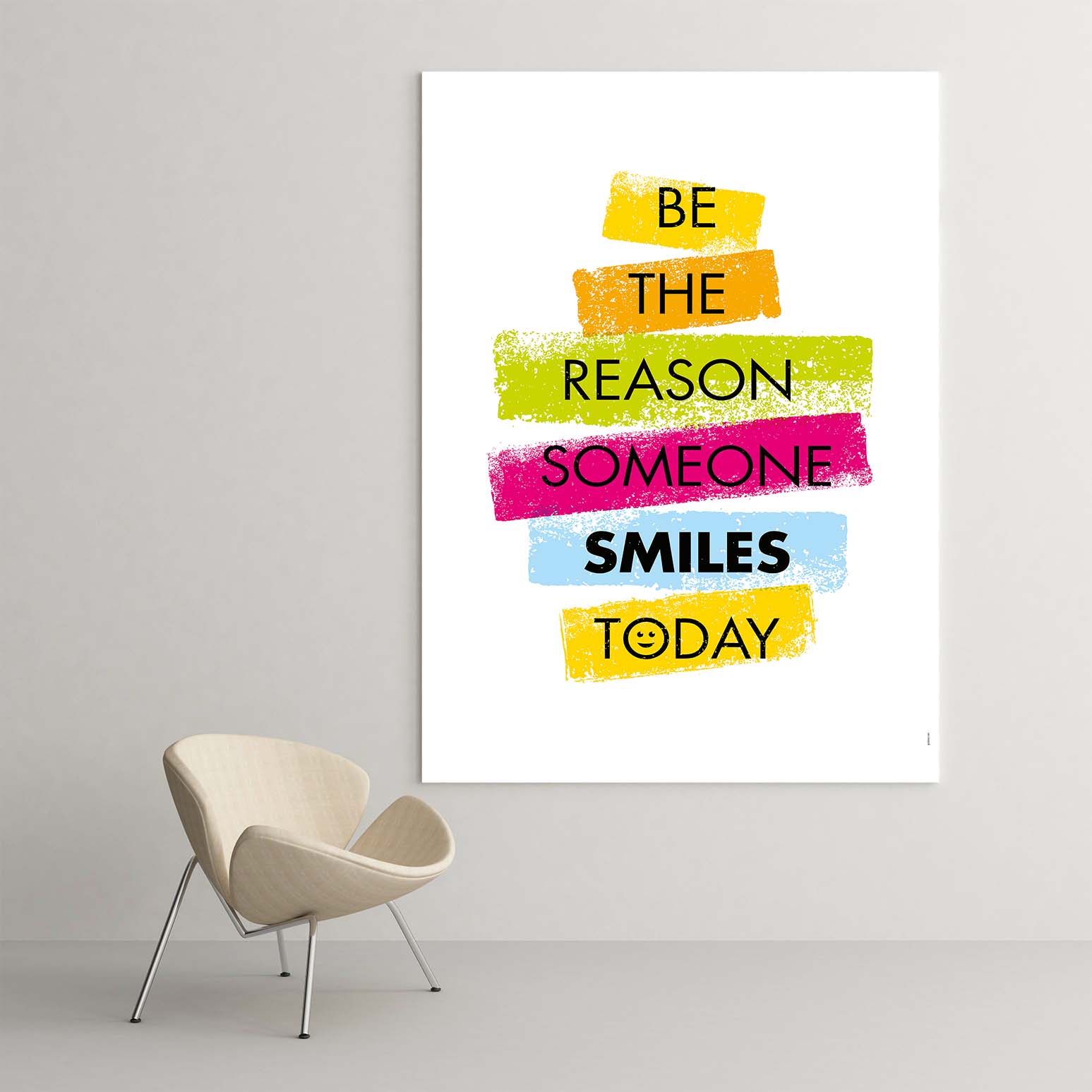 Bugün Birinin Gülümseme Sebebi Ol Motivasyon Kanvası – 3305