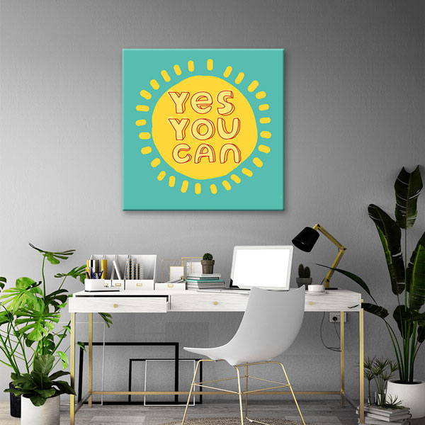 encouraging-wall-posters-3334-04 Evet Yapabilirsin Duvar Tablosu - Güneş Tasarımı – 3334