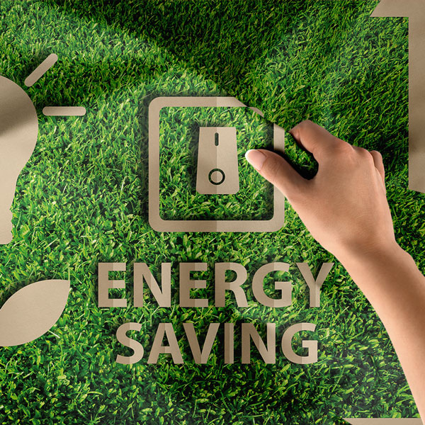 "Energy Saving" (Enerji Tasarrufu) Temalı Modern Duvar Örtüsü 8315