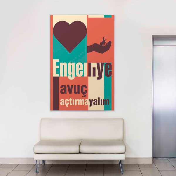 engelli-posterleri-2017-02 "Engelliye Avuç Açtırmayalım" Sosyal Mesajlı Duvar Tablosu – 2017