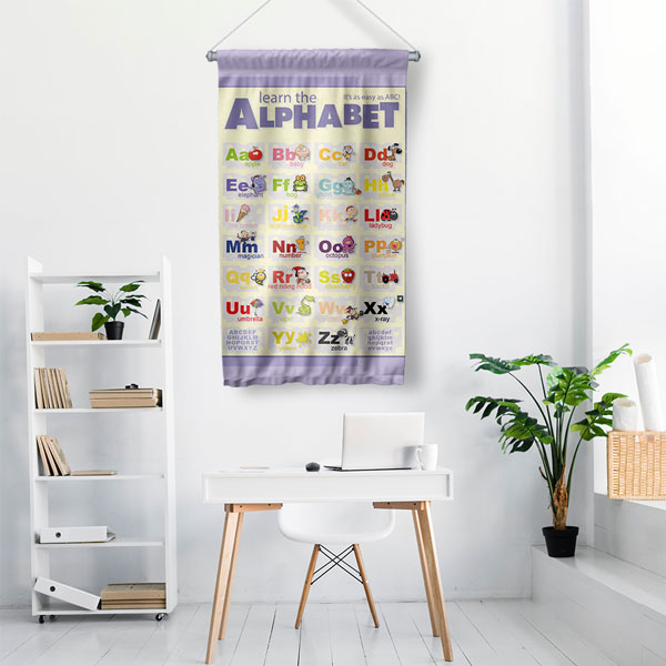 Çocuklar İçin İngilizce Alfabe Duvar Panosu 8033