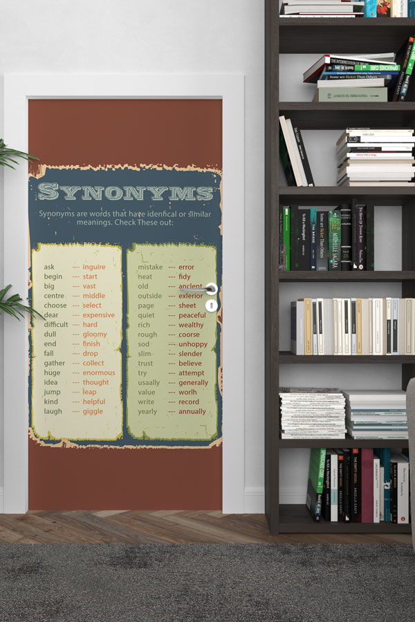 İngilizce Eş Anlamlı Kelimeler Kapı Giydirmesi 8691