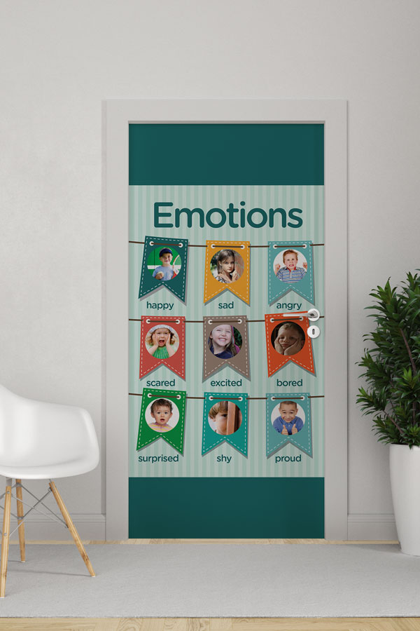 İngilizce Duygular Kapı Giydirmesi 8699