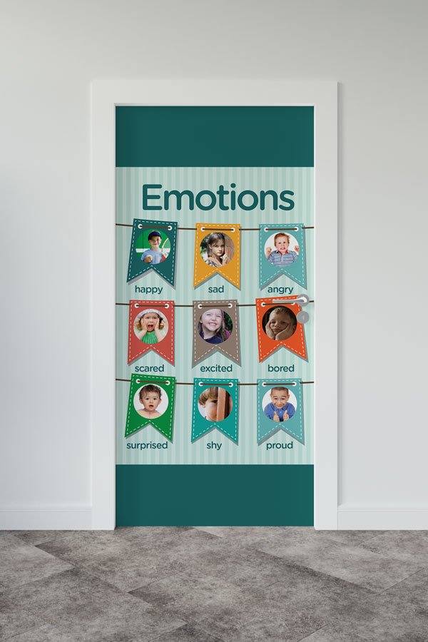 İngilizce Duygular Kapı Giydirmesi 8699