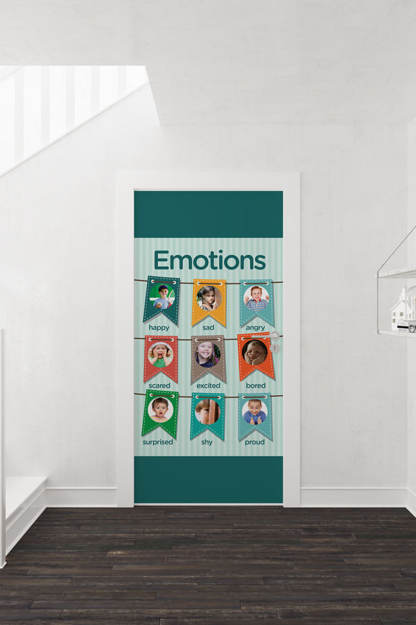 İngilizce Duygular Kapı Giydirmesi 8699