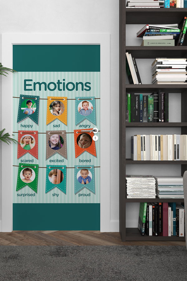 İngilizce Duygular Kapı Giydirmesi 8699