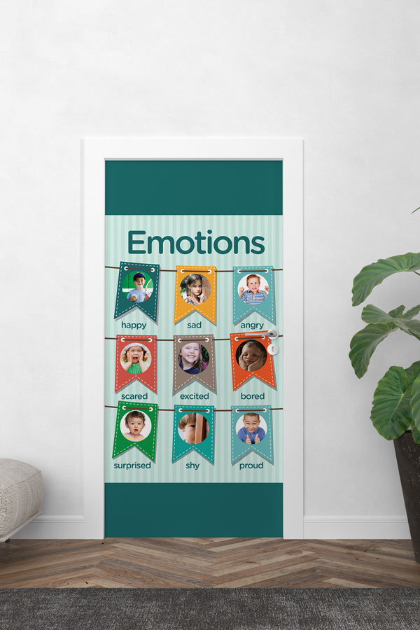 İngilizce Duygular Kapı Giydirmesi 8699