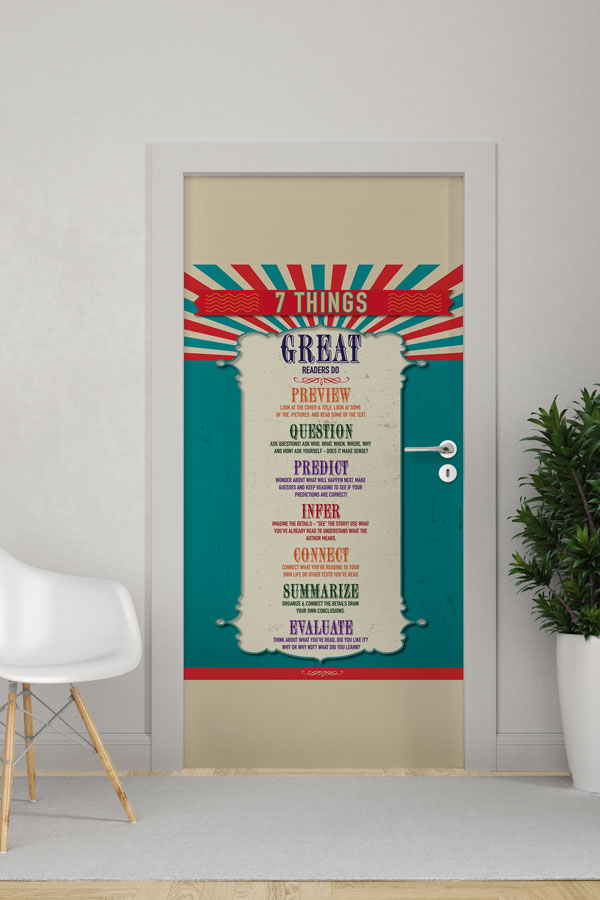 english-class-door-design-8702-0 İngilizce Harika Okuma Becerileri Kapı Giydirmesi 8702