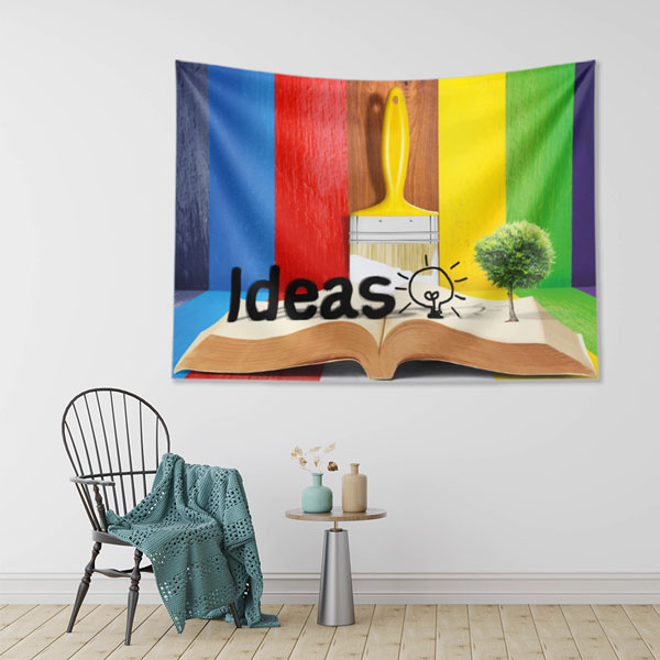 "Fikirler" Temalı Yaratıcı Duvar Örtüsü 8239