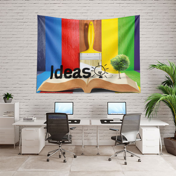 "Fikirler" Temalı Yaratıcı Duvar Örtüsü 8239