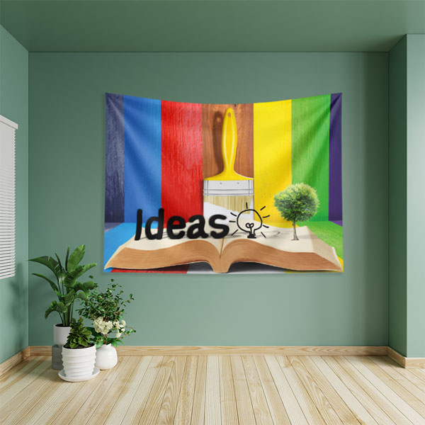 "Fikirler" Temalı Yaratıcı Duvar Örtüsü 8239