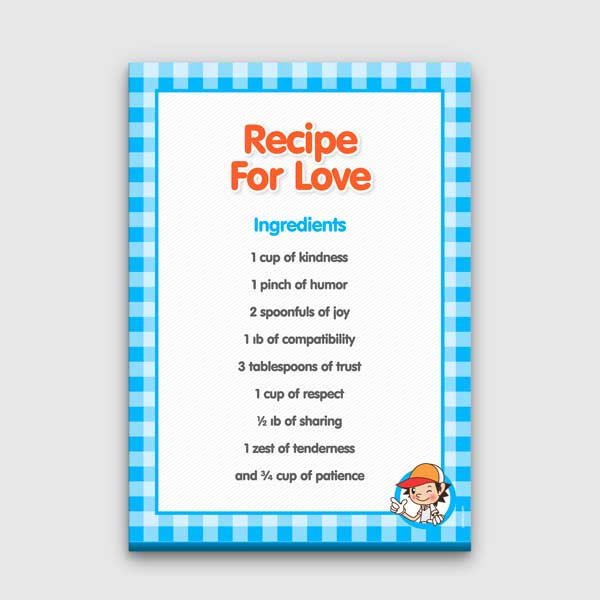 english-class-wall-display-b-550-00 Aşk Tarifi Motivasyon Poster Tablo – B-550