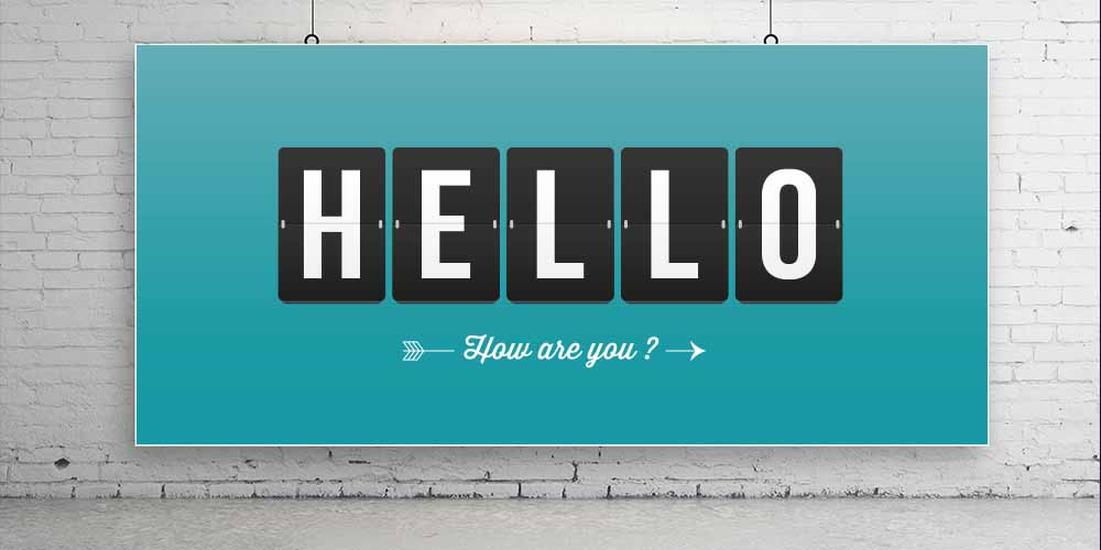 english-class-wallpaper-1116-01 "HELLO How Are You?" Flip Ekran Duvar Kağıdı 1116