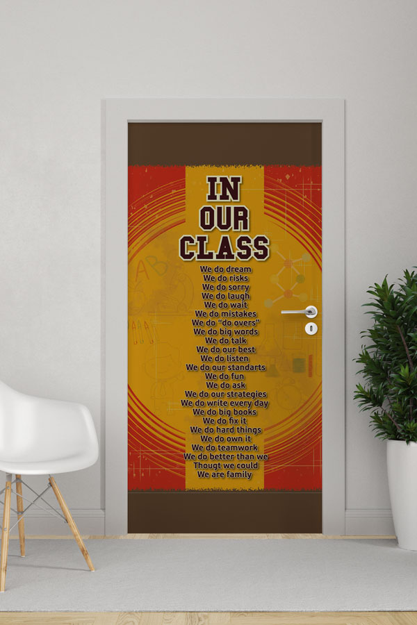 english-classroom-door-print-8706-0 İngilizce Sınıf Değerleri Kapı Giydirmesi 8706