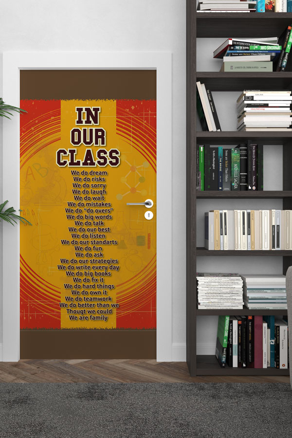english-classroom-door-print-8706-02 İngilizce Sınıf Değerleri Kapı Giydirmesi 8706