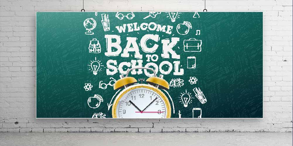 english-classroom-posters-1114-01 Welcome Back to School İngilizce Sınıf Duvar Kaplaması 1114