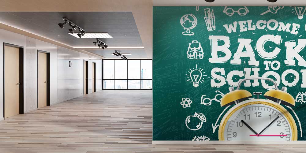 english-classroom-posters-1114-02 Welcome Back to School İngilizce Sınıf Duvar Kaplaması 1114