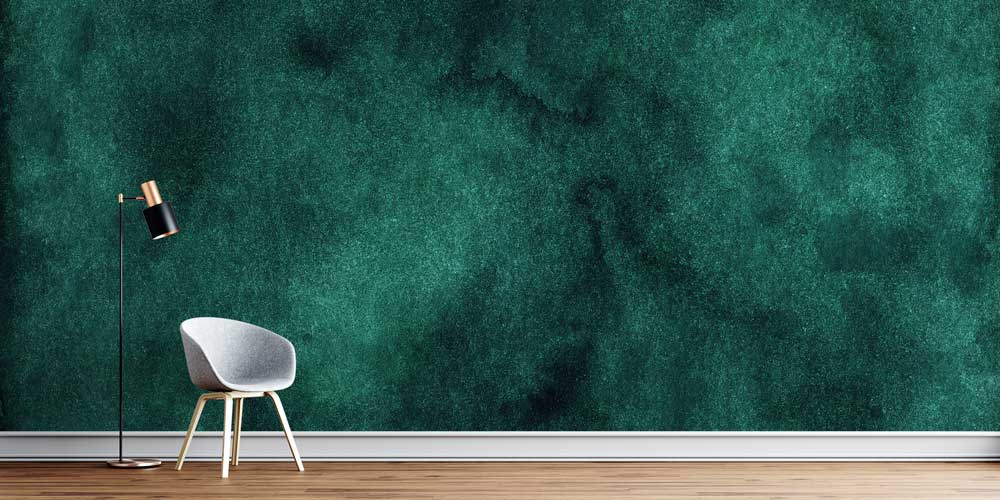 Zümrüt Yeşili Dokulu Soyut Duvar Kağıdı 4163