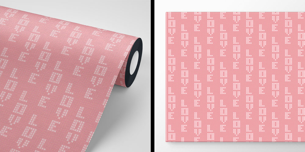 ev-dekorasyonu-4511-06 Love Desenli Duvar Kağıdı 4511