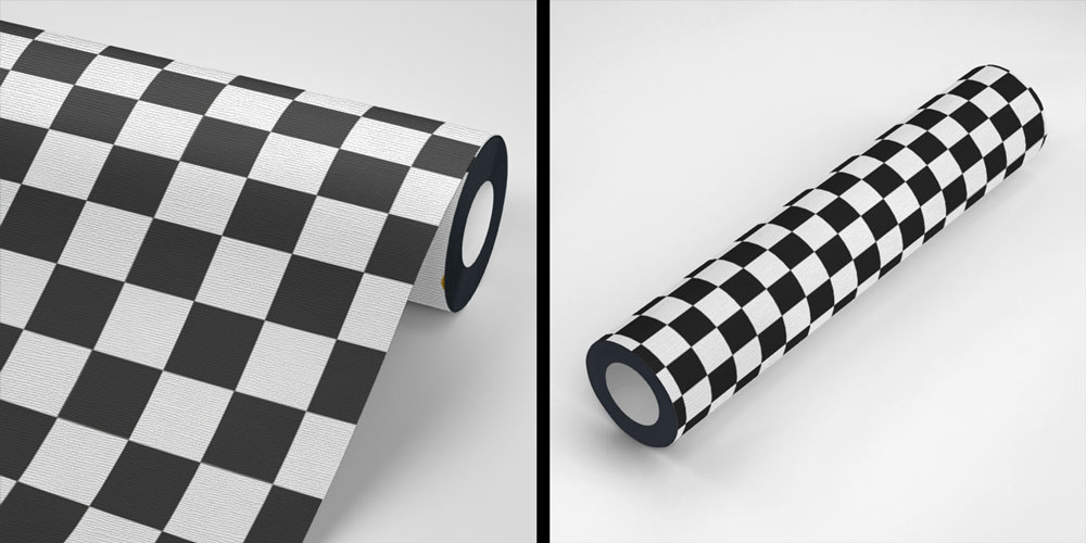 Siyah Beyaz Dama Desenli Modern Desen Sanatı Duvar Kaplaması 5178