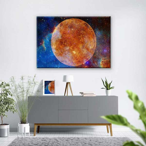 Venüs Gezegeni Uzay Kanvas Tablo 4317