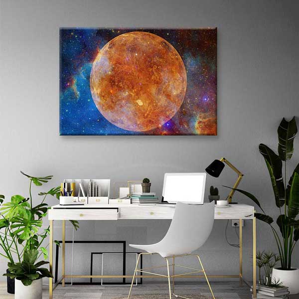 Venüs Gezegeni Uzay Kanvas Tablo 4317
