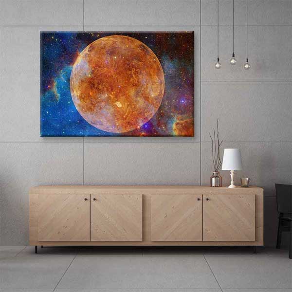 Venüs Gezegeni Uzay Kanvas Tablo 4317