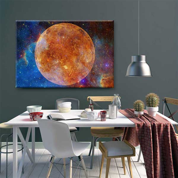 Venüs Gezegeni Uzay Kanvas Tablo 4317