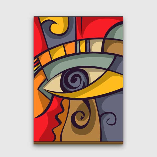 Soyut Göz Temalı Modern Sanat Duvar Tablosu – 1584