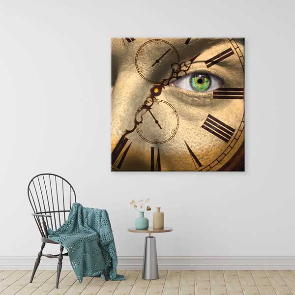 Zaman ve Göz Temalı Duvar Tablosu – 1558