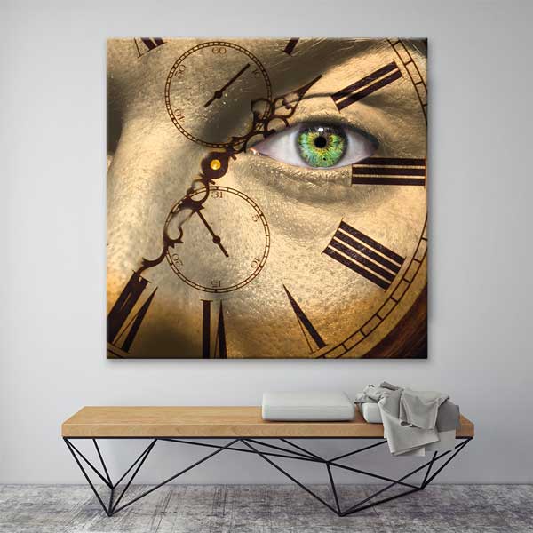 Zaman ve Göz Temalı Duvar Tablosu – 1558