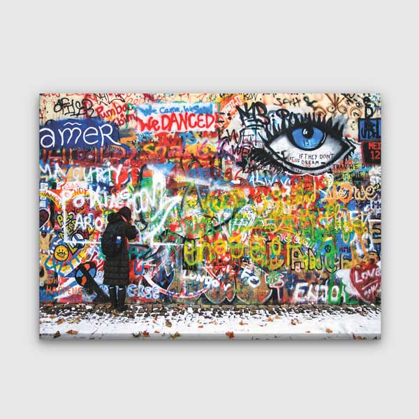 eye-hospital-wall-art-1563-00 Sokak Sanatı ve Göz Temalı Grafiti Duvar Tablosu – 1563