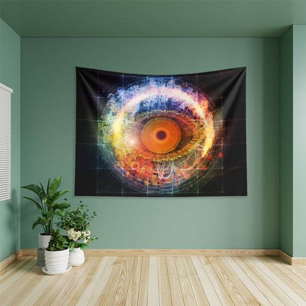 Kozmik Göz Enerjisi Duvar Örtüsü 8386