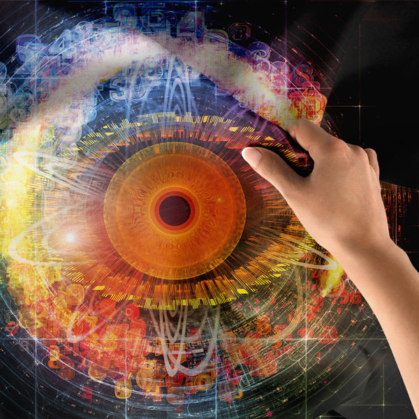 Kozmik Göz Enerjisi Duvar Örtüsü 8386