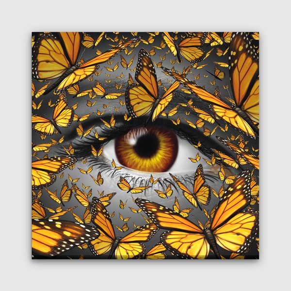 Kelebekli Göz Sanat Tablosu – 1568