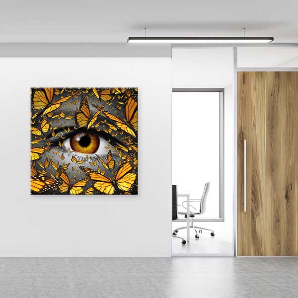 Kelebekli Göz Sanat Tablosu – 1568