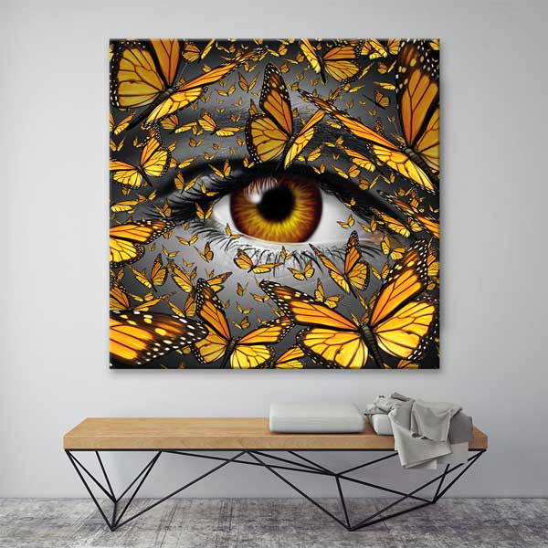 Kelebekli Göz Sanat Tablosu – 1568