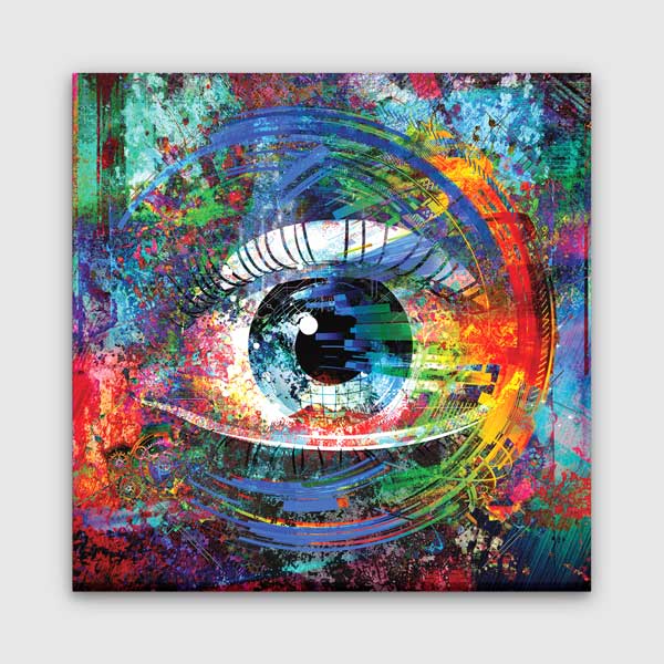 Soyut Sanat Göz Tablosu – 1875