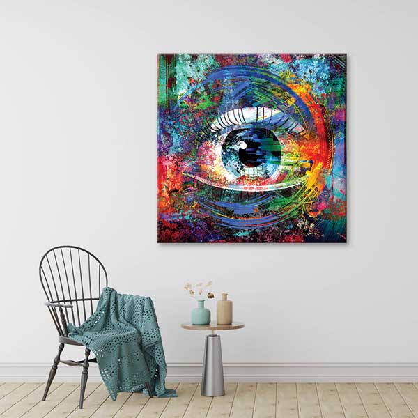 eye-hospital-wall-design-1875-02 Soyut Sanat Göz Tablosu – 1875