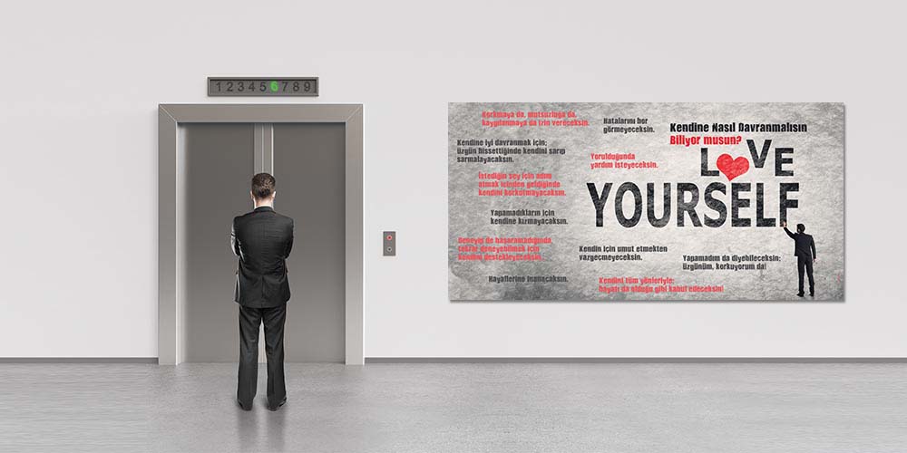 Kendine Güven ve Öz Sevgi Motivasyon Posteri  3048