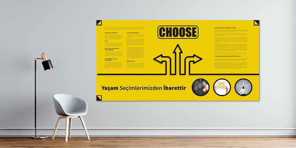 fakulte-duvar-kagitlari-3087-00 Yaşam Seçimlerimizden İbarettir Duvar Dekoru 3087