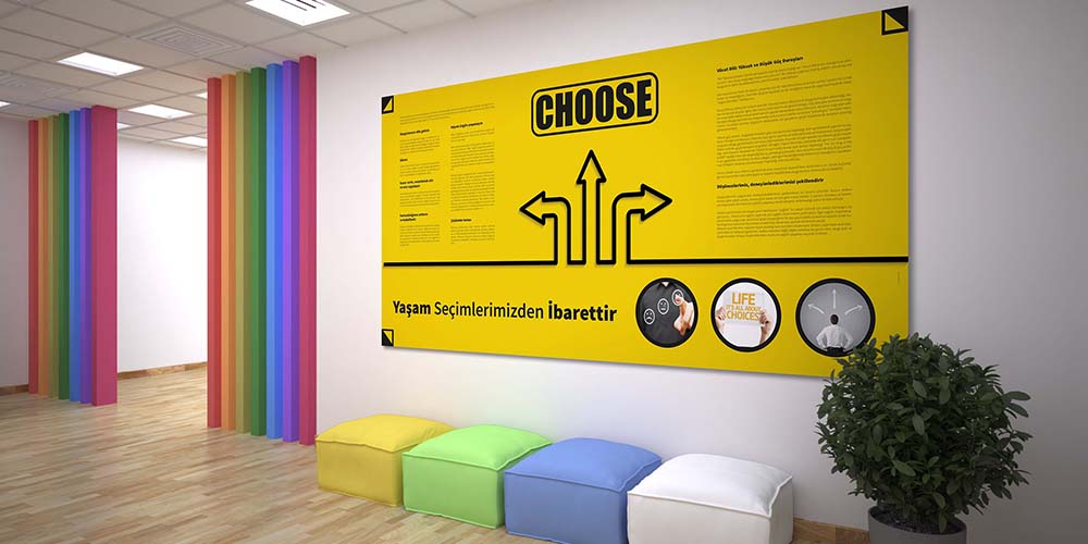 Yaşam Seçimlerimizden İbarettir Duvar Dekoru 3087